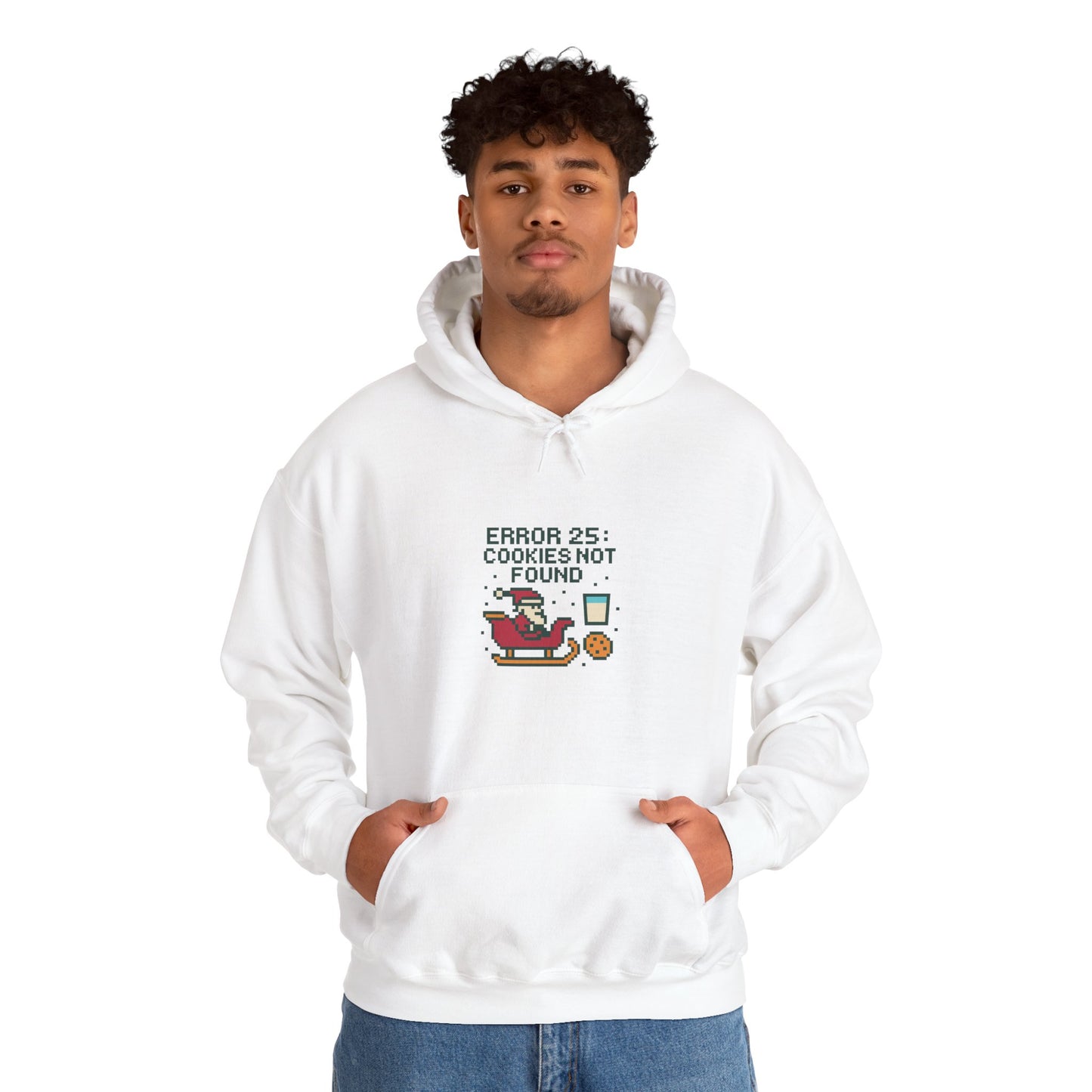 Retro Santa Error 25 Hoodie