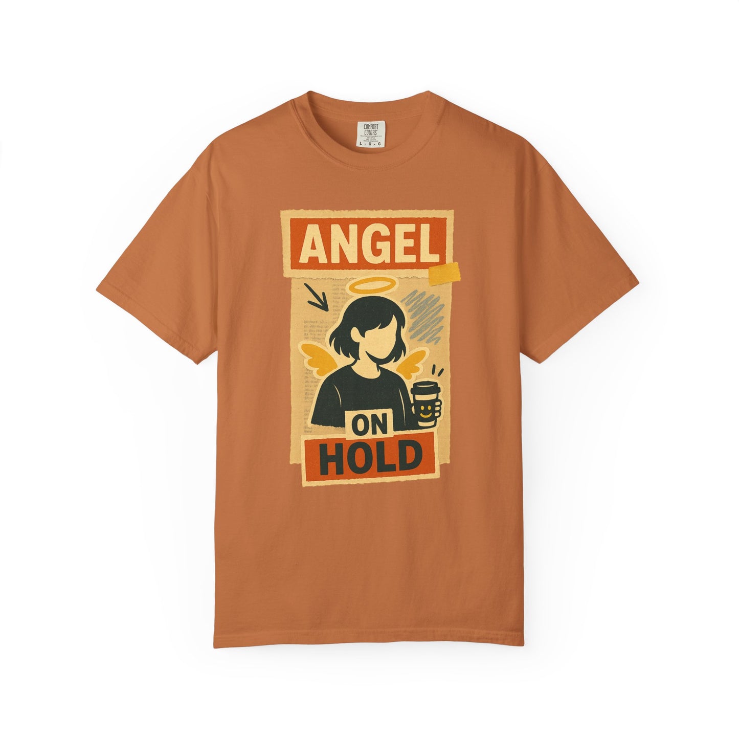 Angel on Hold Kawaii Style T-Shirt