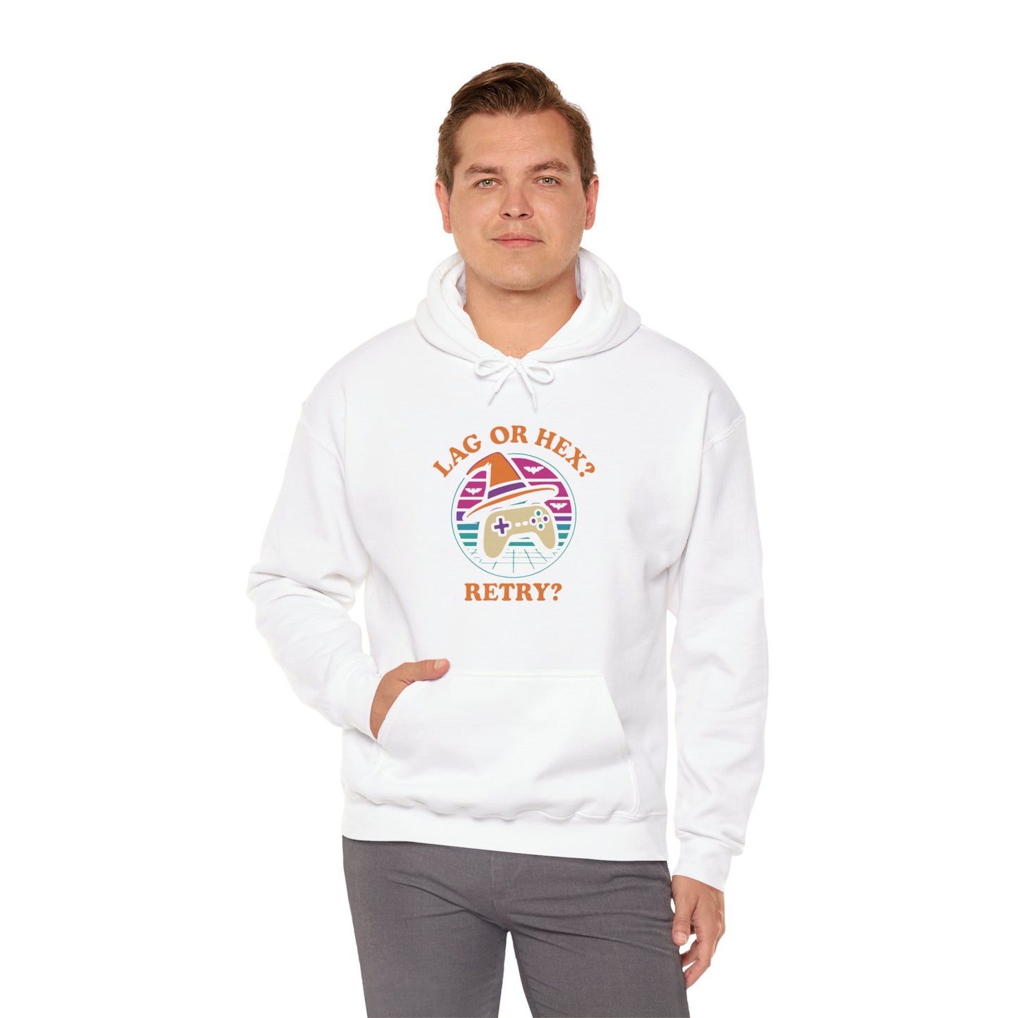 Retro Gamer Lag or Hex? Retry Hoodie