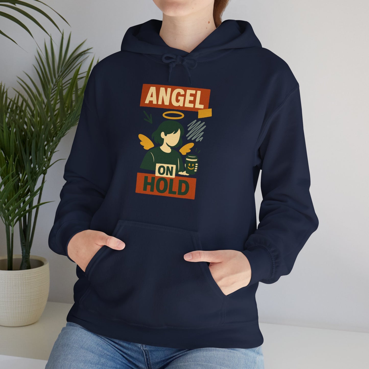 Kawaii Style Hoodie - Angel on Hold