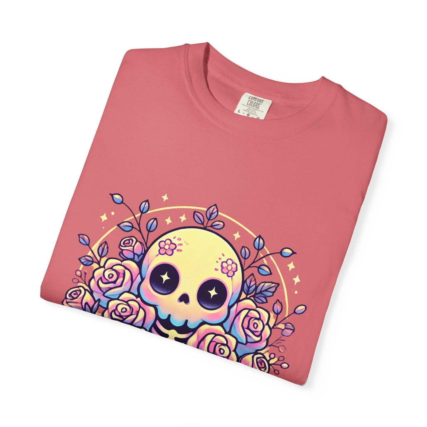 Kawaii Pastel Skull & Roses T-Shirt
