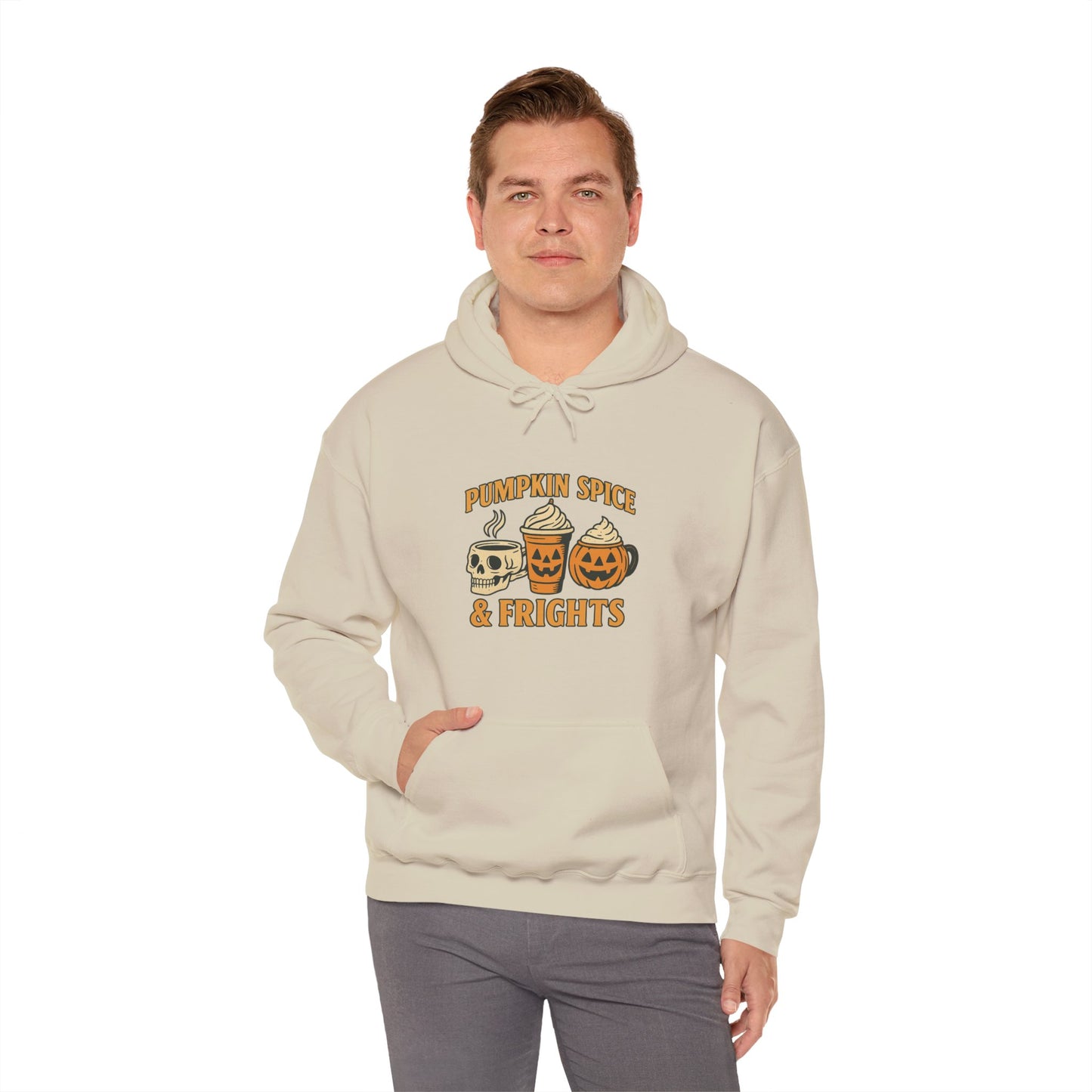 Retro Spook Pumpkin Spice & Frights Hoodie