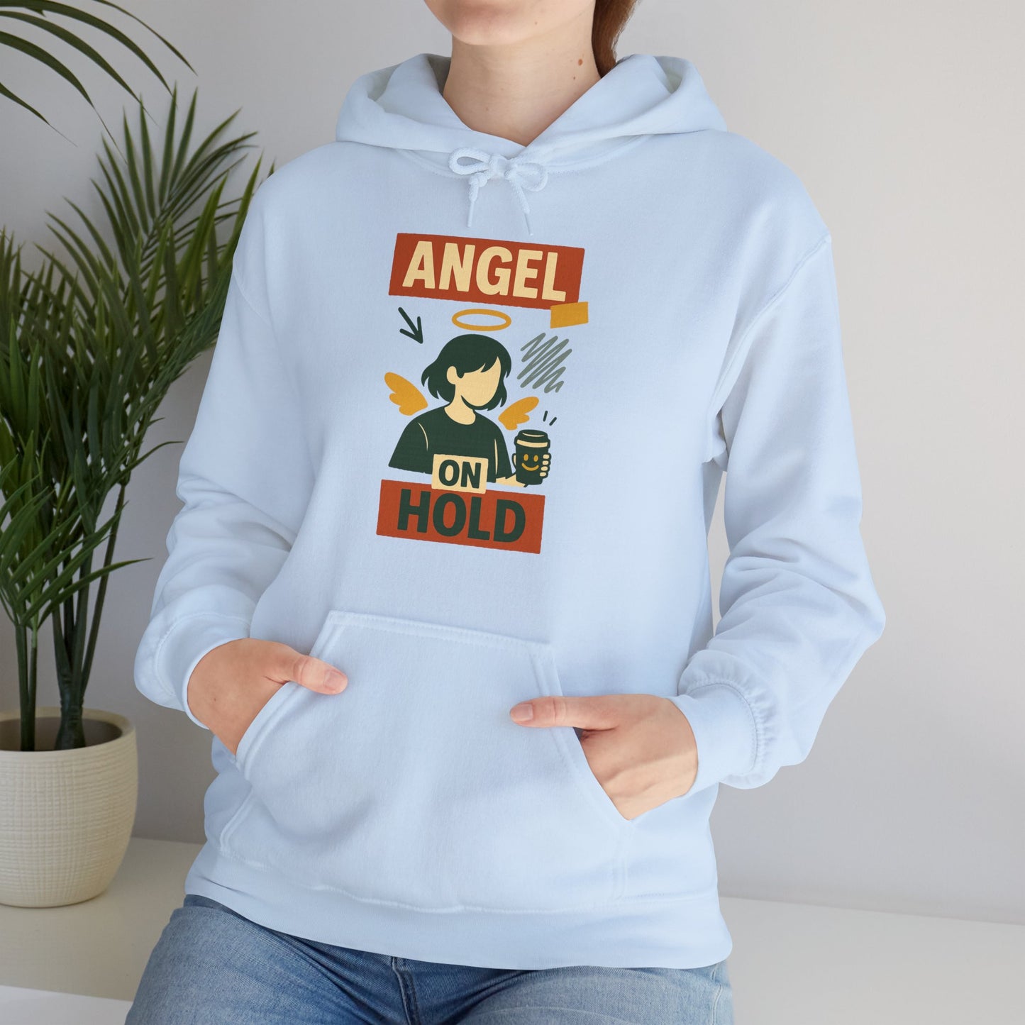 Kawaii Style Hoodie - Angel on Hold