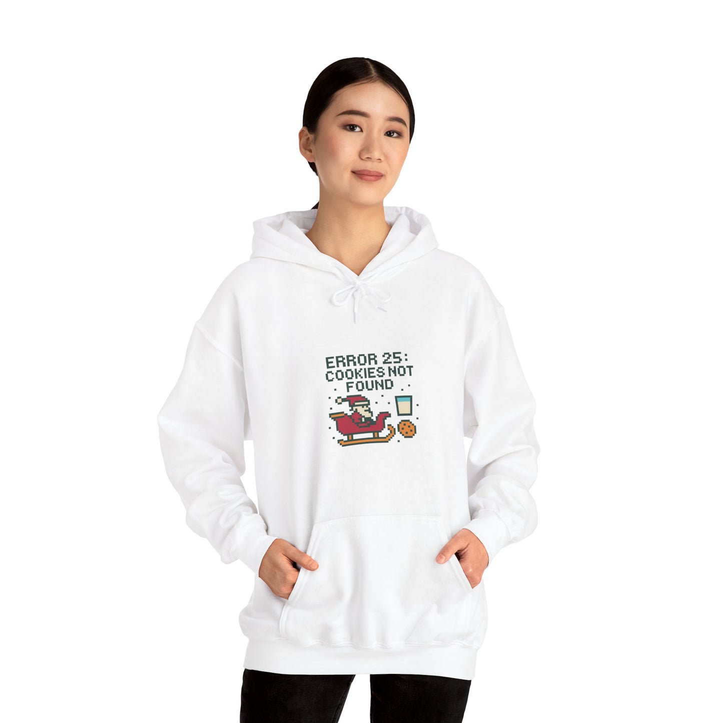 Retro Santa Error 25 Hoodie