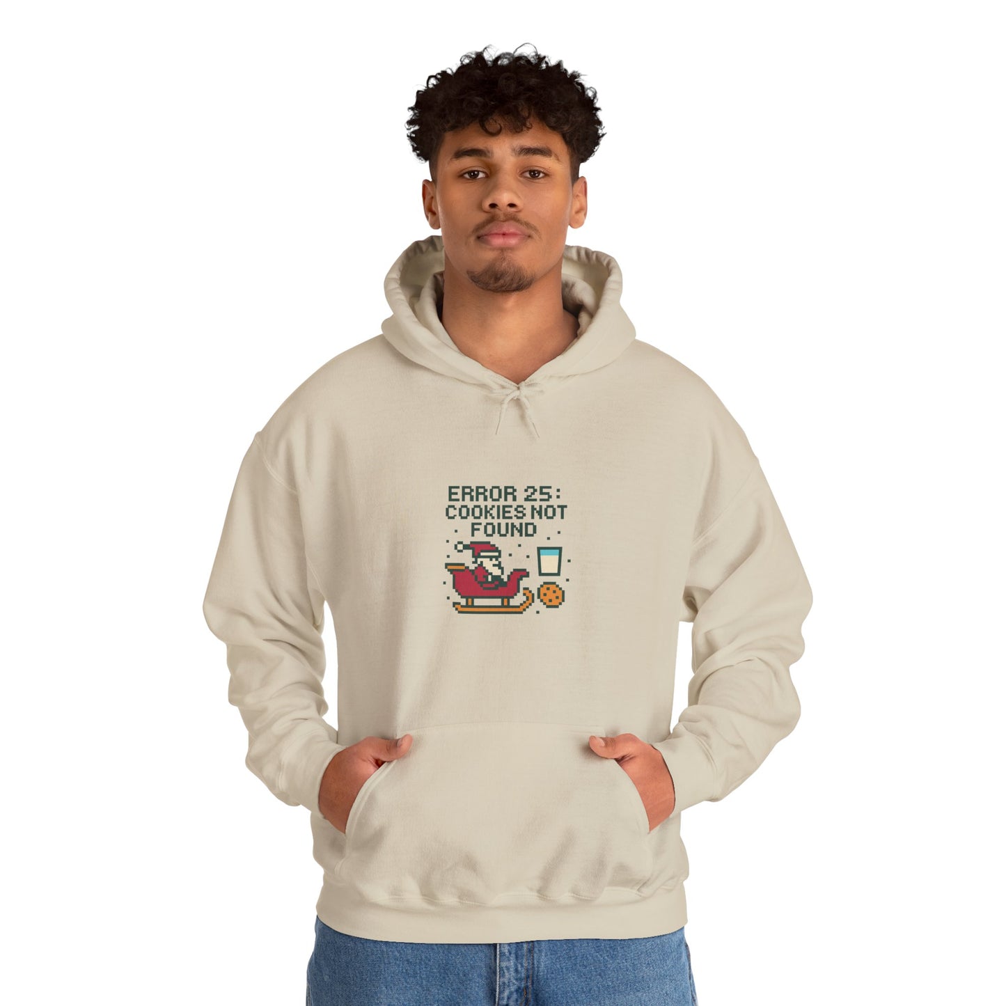 Retro Santa Error 25 Hoodie