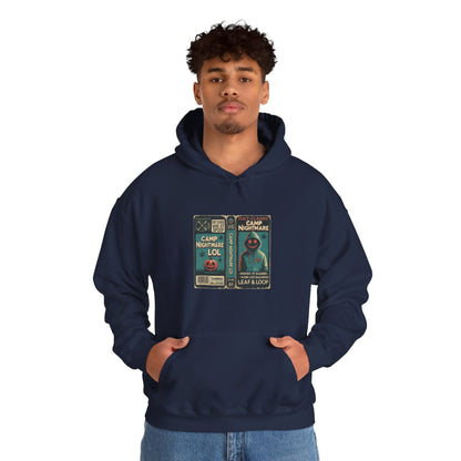 Retro 80s Cult Slasher Camp Nightmare VHS Horror Hoodie