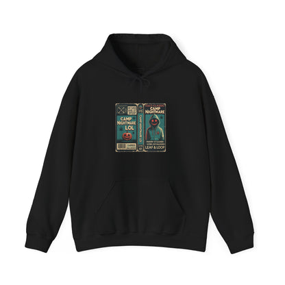Retro 80s Cult Slasher Camp Nightmare VHS Horror Hoodie