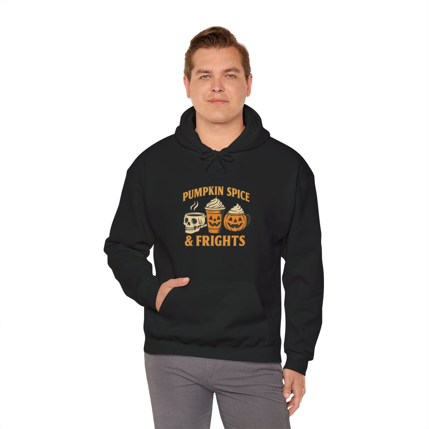 Retro Spook Pumpkin Spice & Frights Hoodie