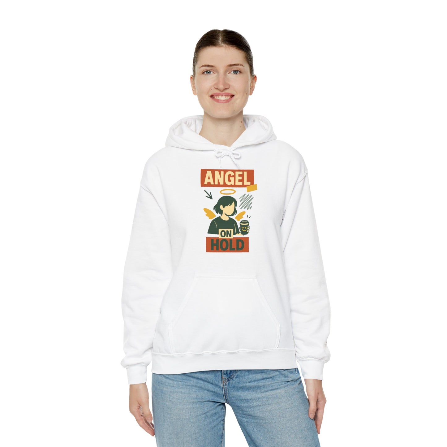 Kawaii Style Hoodie - Angel on Hold