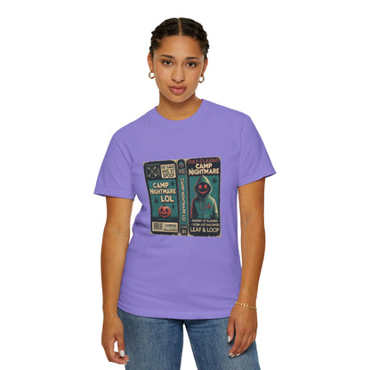 Retro 80s Cult Slasher Camp Nightmare VHS Horror T-Shirt