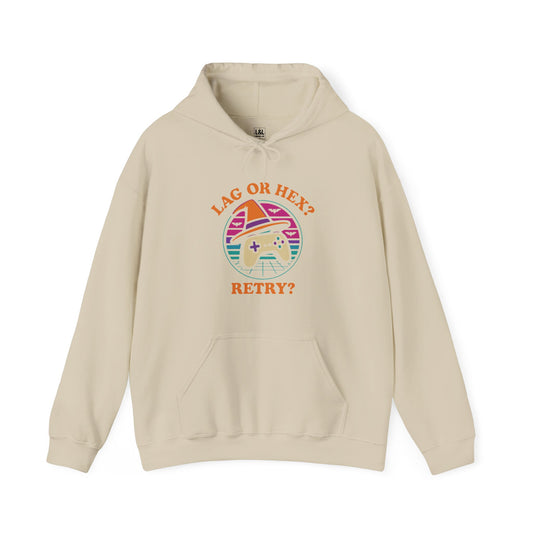 Retro Gamer Lag or Hex? Retry Hoodie