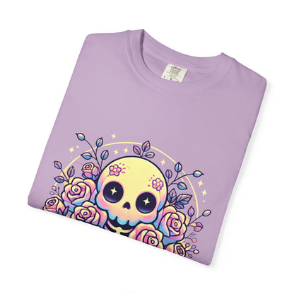 Kawaii Pastel Skull & Roses T-Shirt