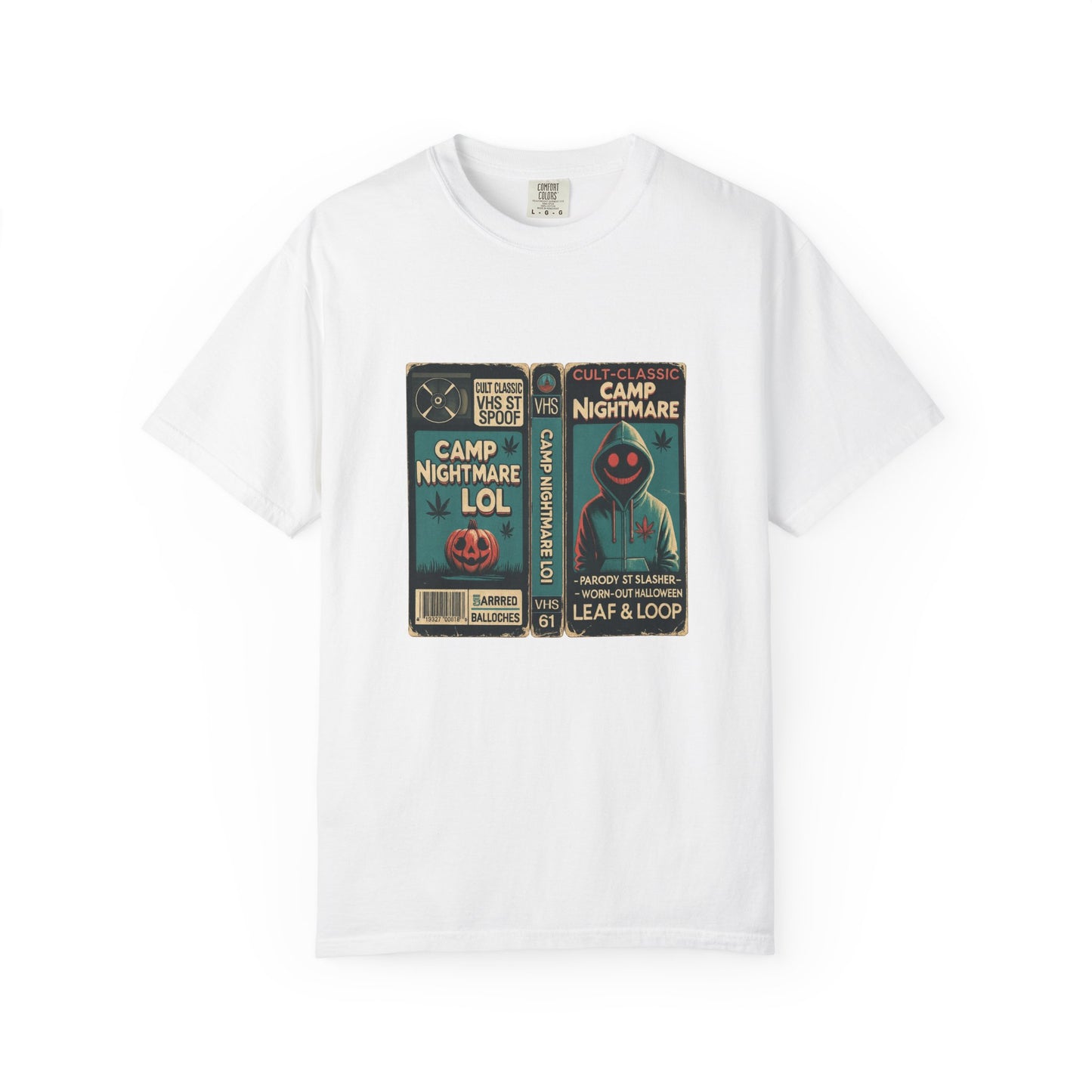 Retro 80s Cult Slasher Camp Nightmare VHS Horror T-Shirt