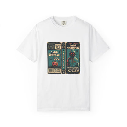 Retro 80s Cult Slasher Camp Nightmare VHS Horror T-Shirt