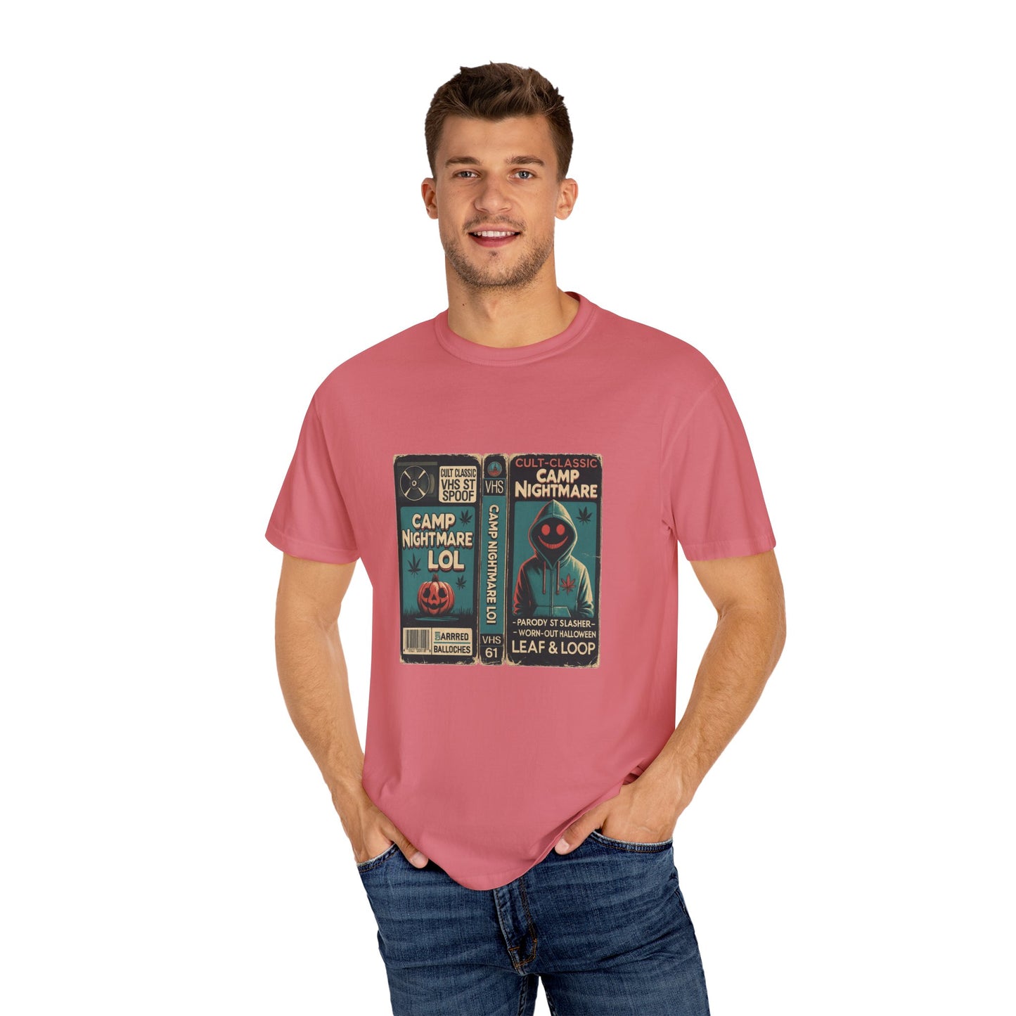 Retro 80s Cult Slasher Camp Nightmare VHS Horror T-Shirt