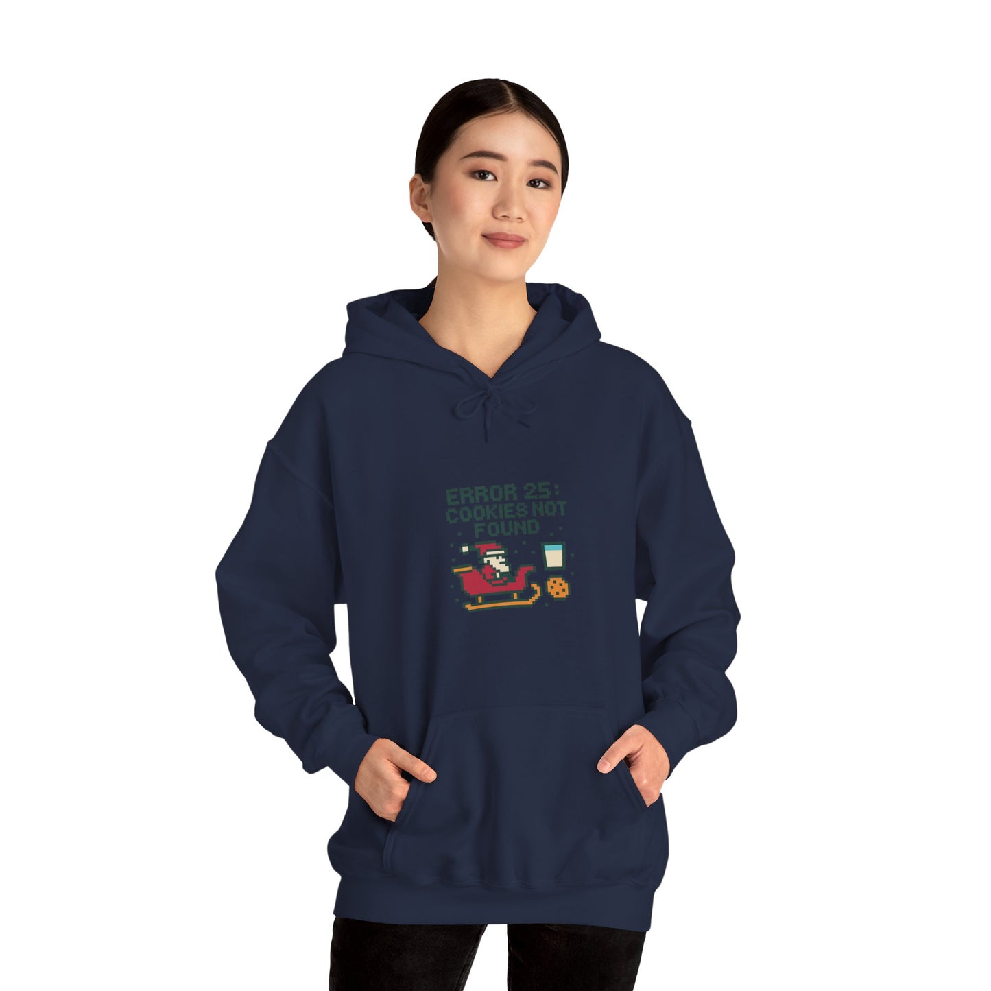 Retro Santa Error 25 Hoodie