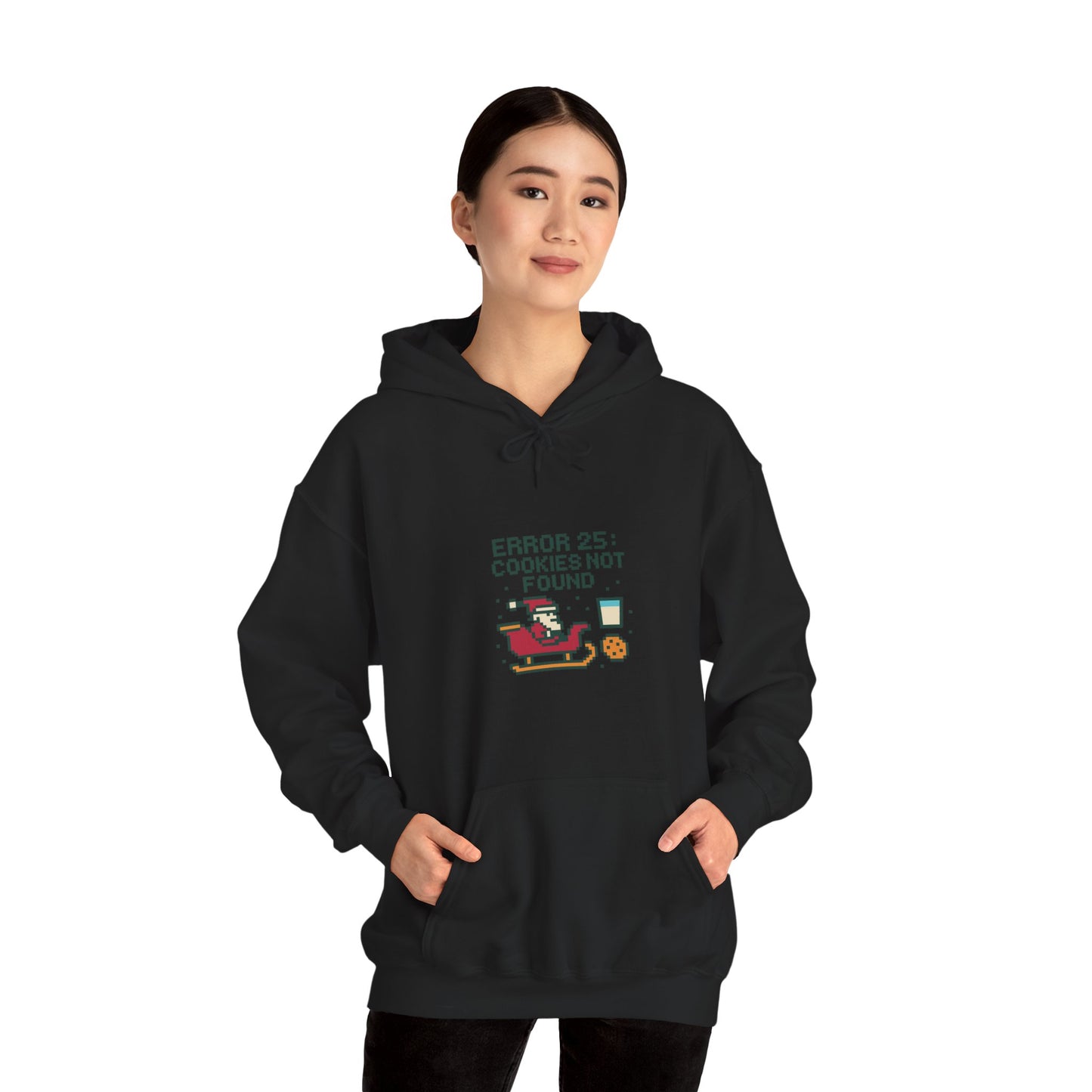 Retro Santa Error 25 Hoodie