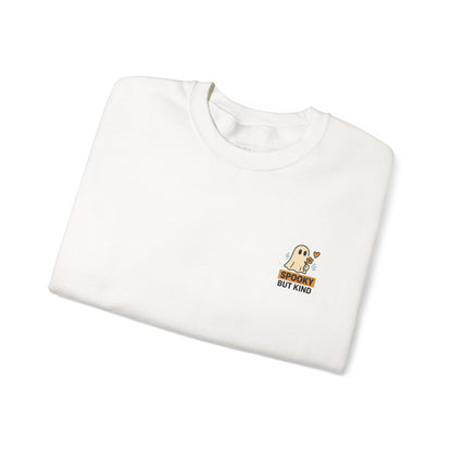 Spooky But Kind Crewneck Retro Sweatshirt
