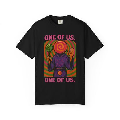 ONE OF US Psychedelic Lollipop Cult T-Shirt