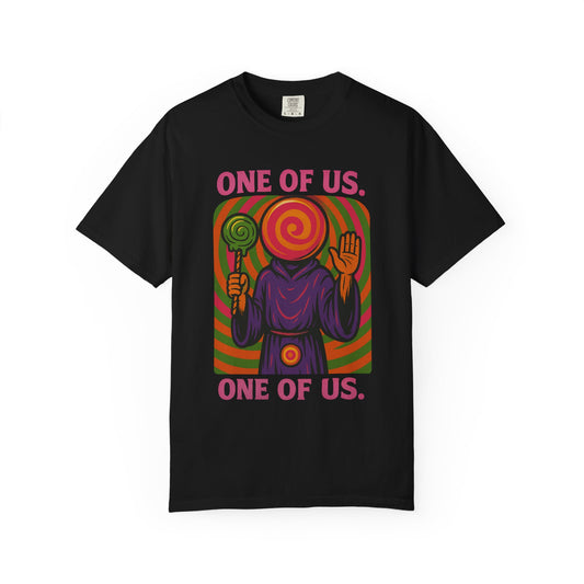 ONE OF US Psychedelic Lollipop Cult T-Shirt