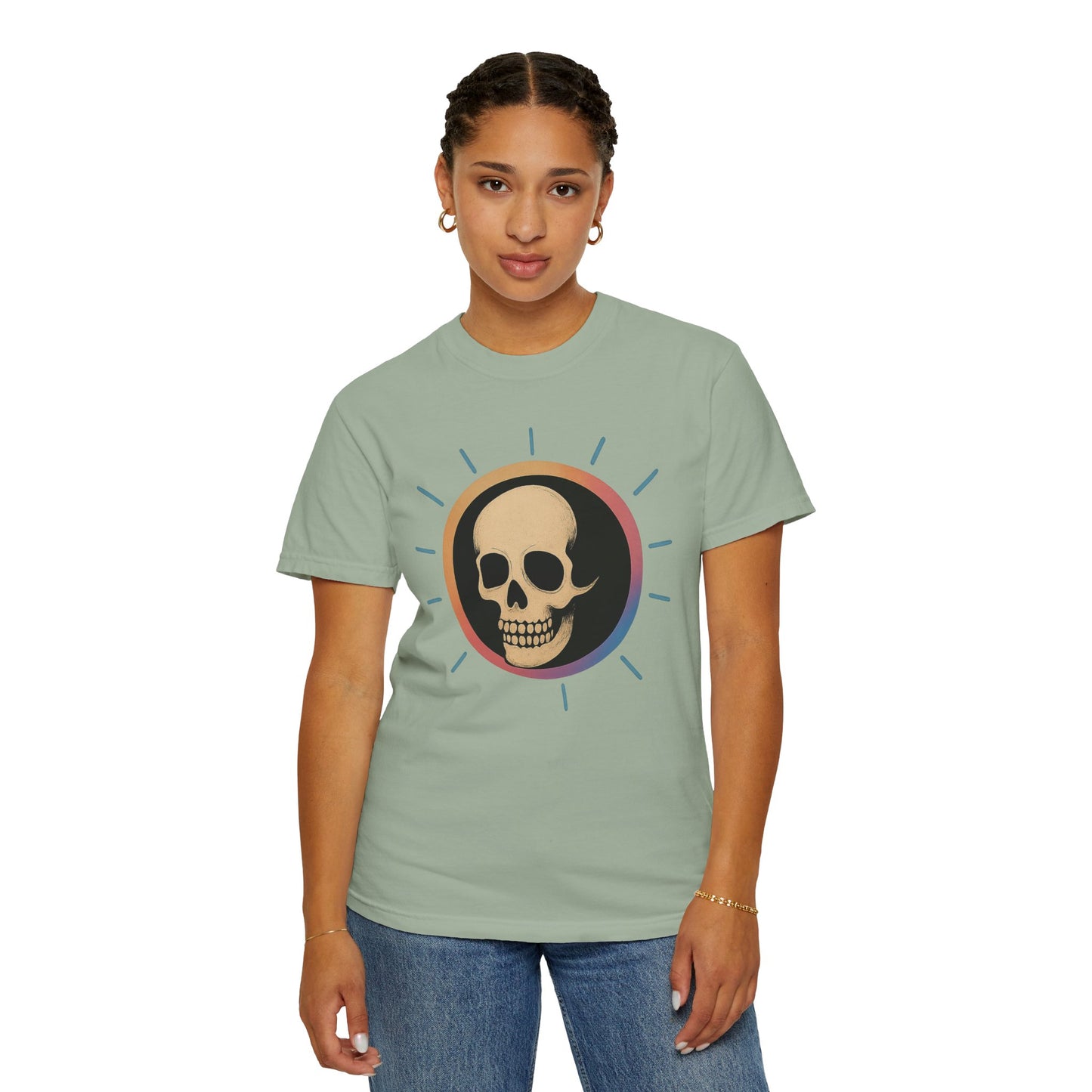 Retro Halloween Skull T-Shirt