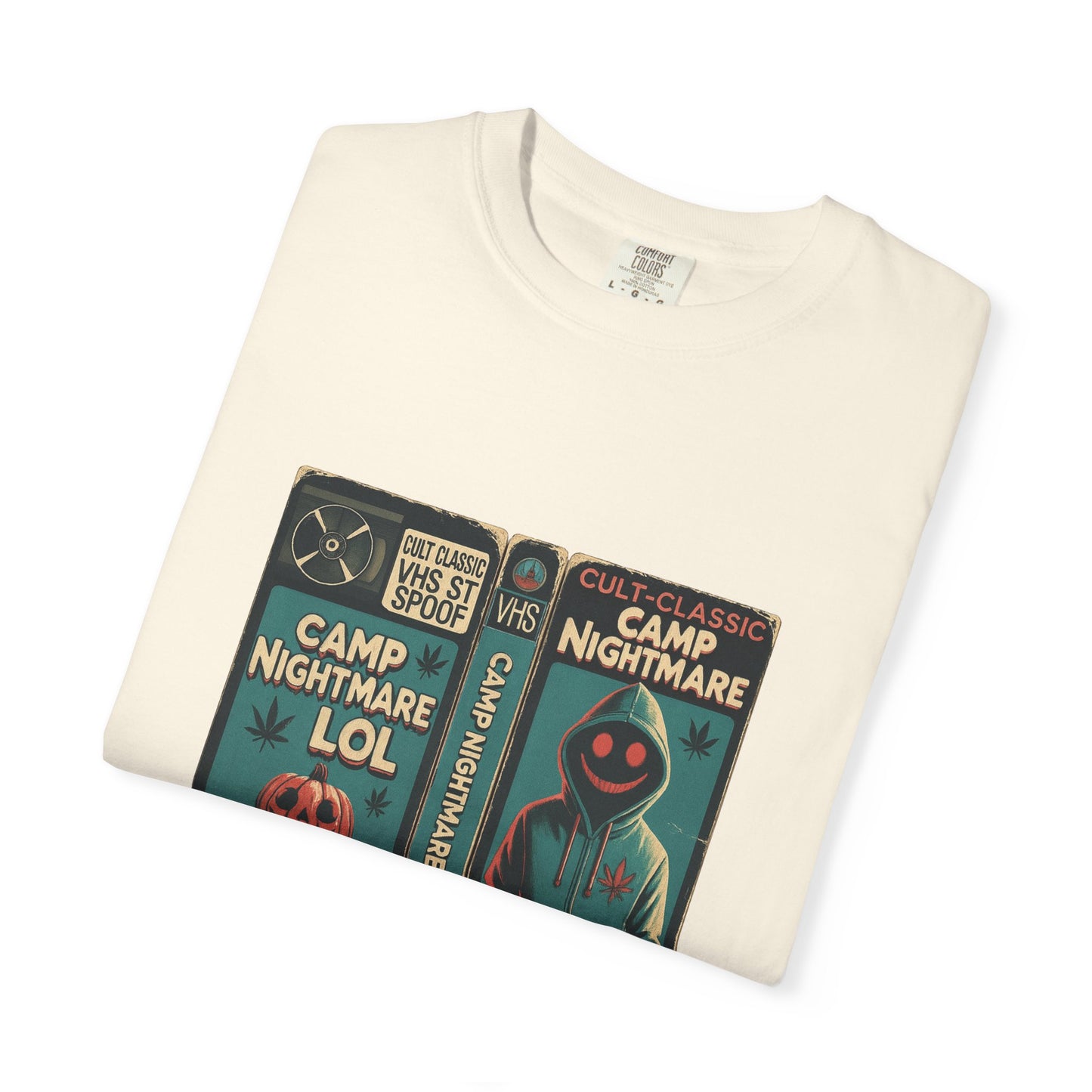 Retro 80s Cult Slasher Camp Nightmare VHS Horror T-Shirt