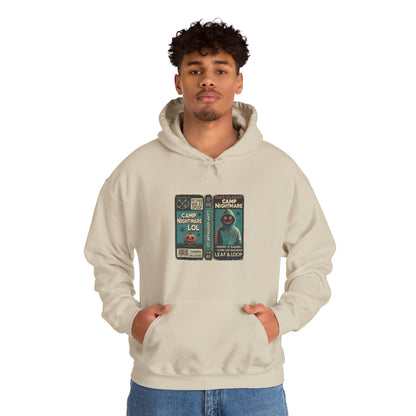 Retro 80s Cult Slasher Camp Nightmare VHS Horror Hoodie
