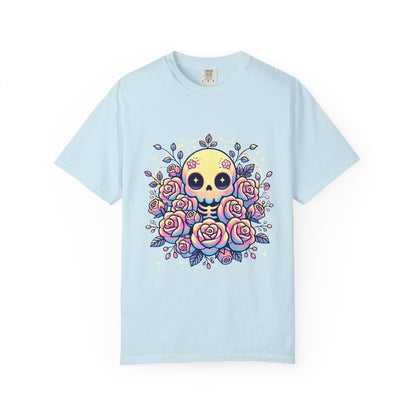 Kawaii Pastel Skull & Roses T-Shirt