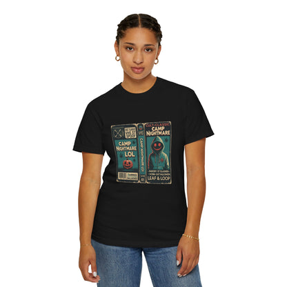 Retro 80s Cult Slasher Camp Nightmare VHS Horror T-Shirt