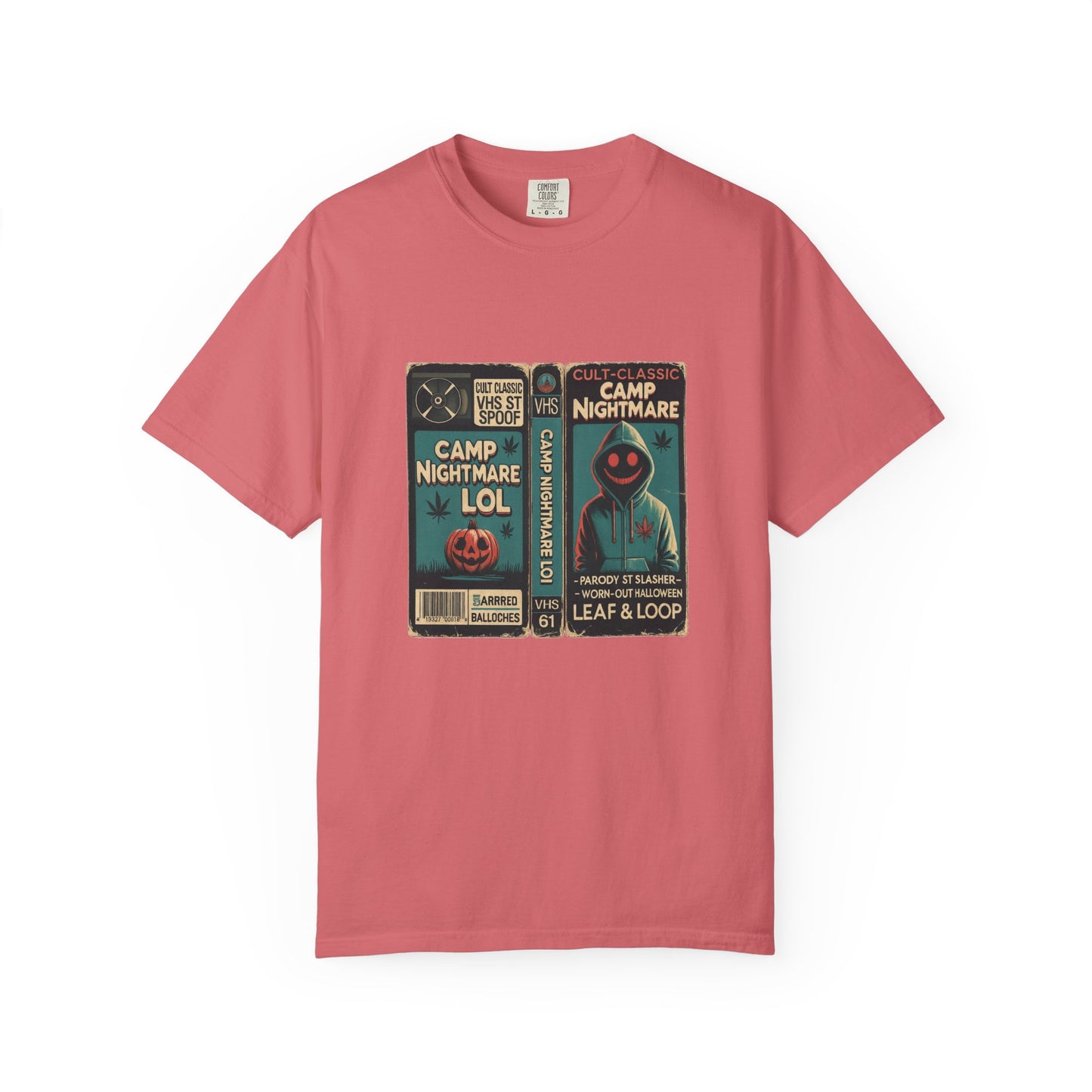 Retro 80s Cult Slasher Camp Nightmare VHS Horror T-Shirt