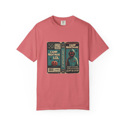 Retro 80s Cult Slasher Camp Nightmare VHS Horror T-Shirt