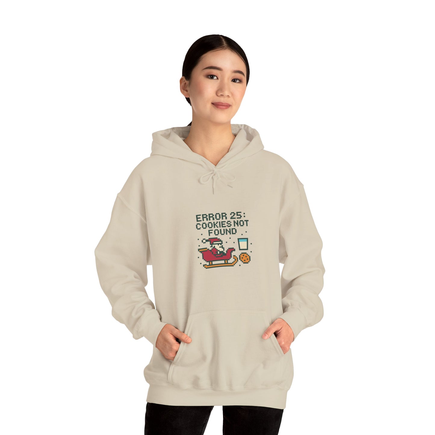 Retro Santa Error 25 Hoodie