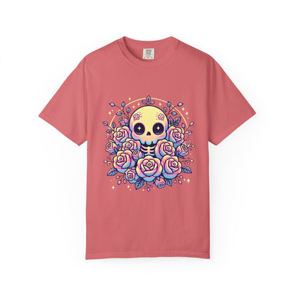 Kawaii Pastel Skull & Roses T-Shirt