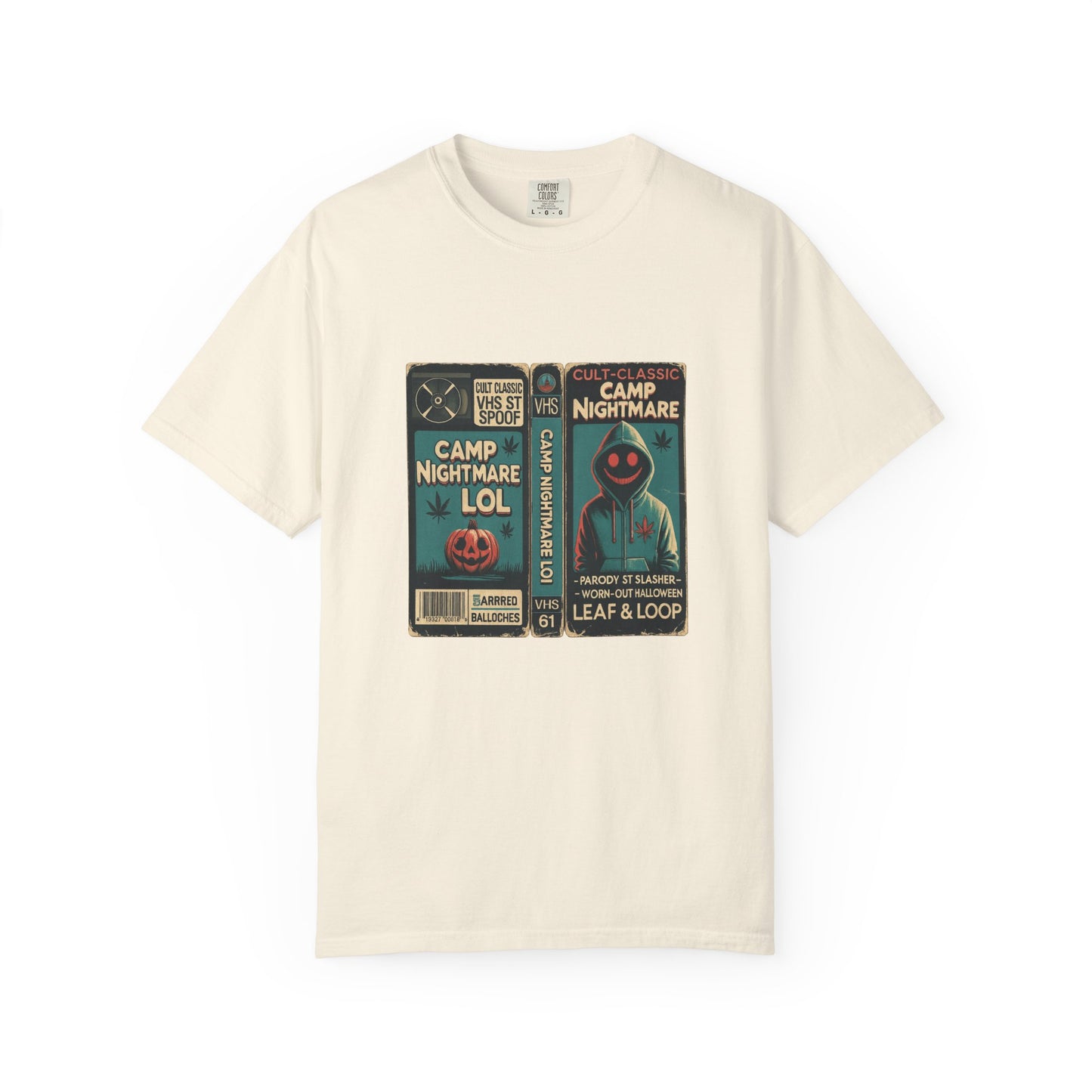 Retro 80s Cult Slasher Camp Nightmare VHS Horror T-Shirt