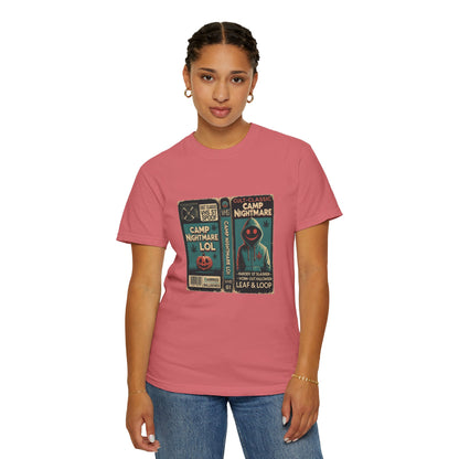 Retro 80s Cult Slasher Camp Nightmare VHS Horror T-Shirt