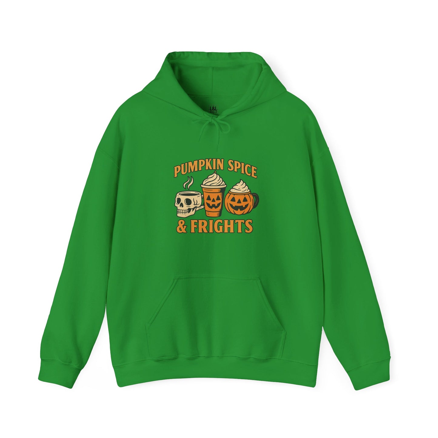 Retro Spook Pumpkin Spice & Frights Hoodie