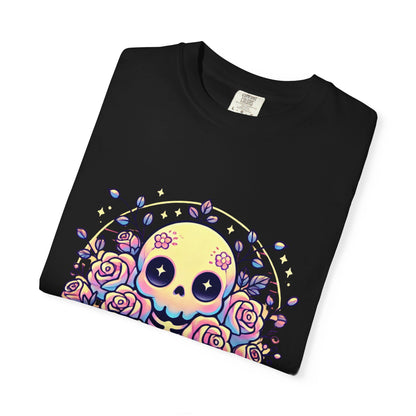 Kawaii Pastel Skull & Roses T-Shirt