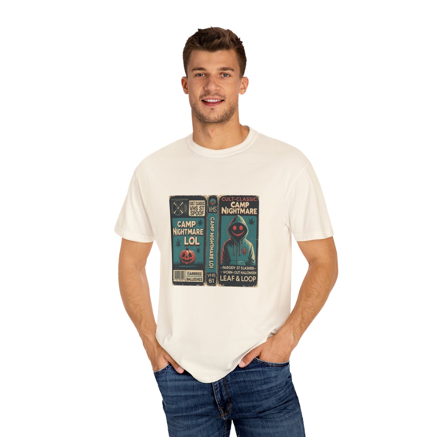 Retro 80s Cult Slasher Camp Nightmare VHS Horror T-Shirt