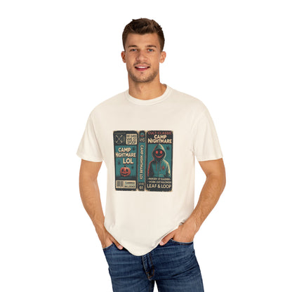 Retro 80s Cult Slasher Camp Nightmare VHS Horror T-Shirt