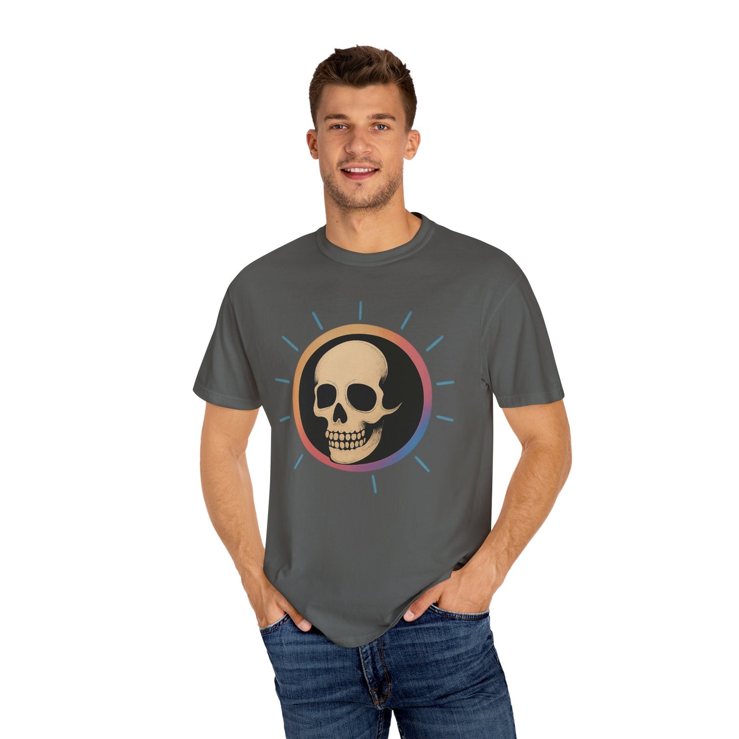 Retro Halloween Skull T-Shirt