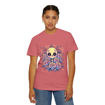 Kawaii Pastel Skull & Roses T-Shirt