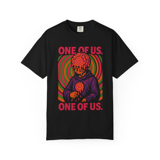 ONE OF US Psychedelic Lollipop Cult T-Shirt