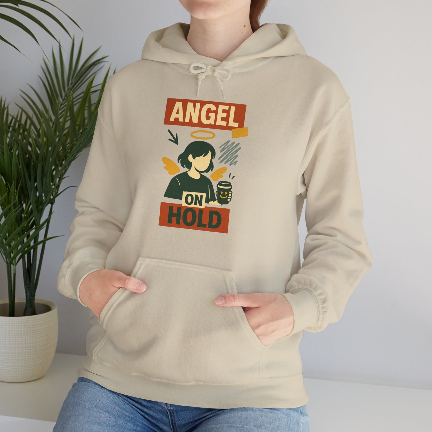 Kawaii Style Hoodie - Angel on Hold