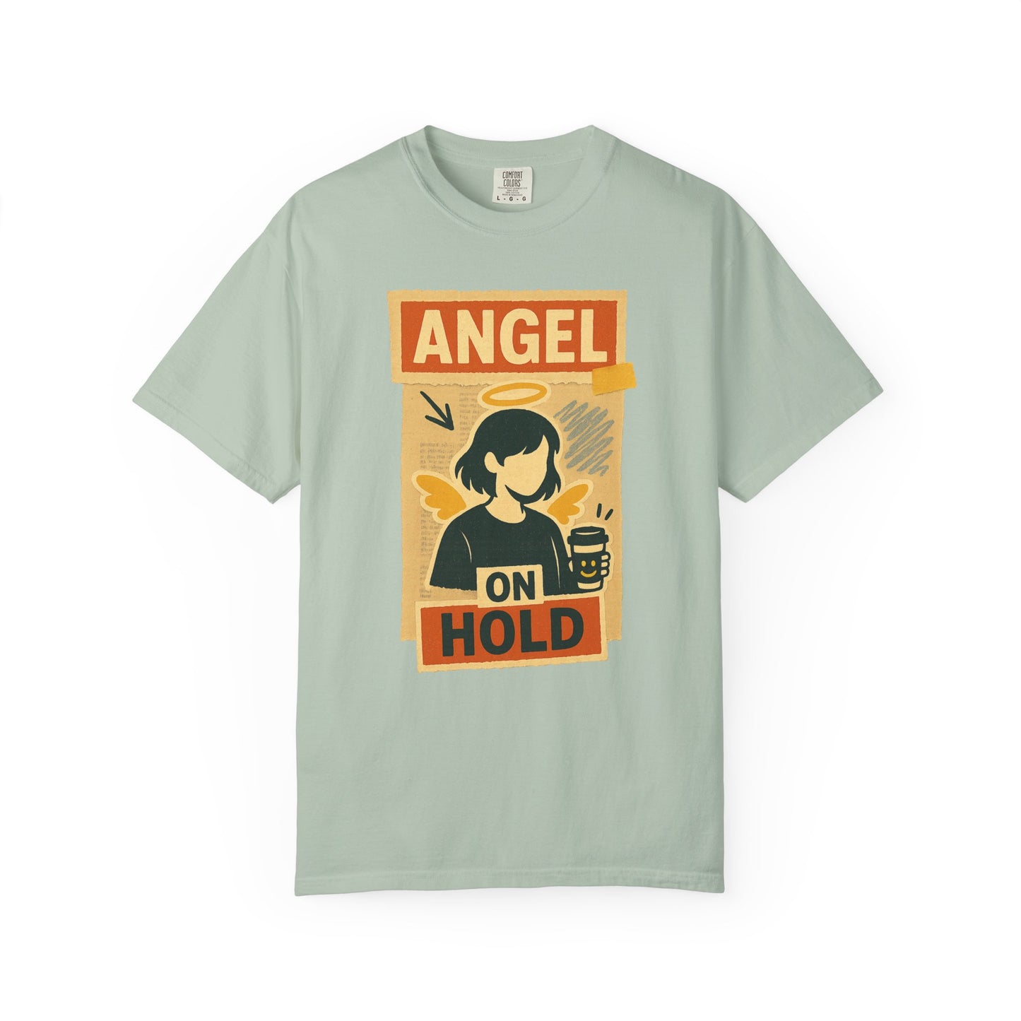 Angel on Hold Kawaii Style T-Shirt