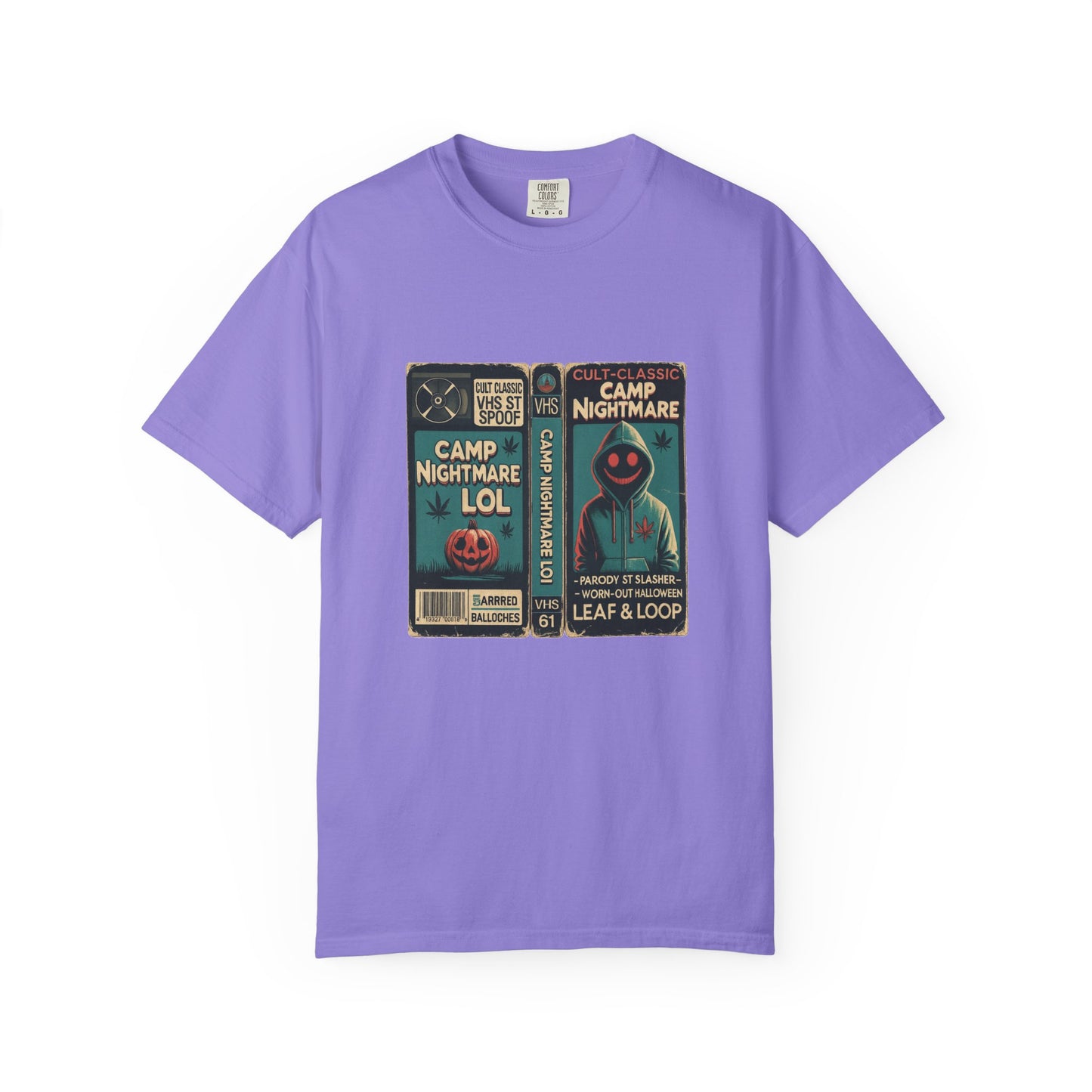 Retro 80s Cult Slasher Camp Nightmare VHS Horror T-Shirt