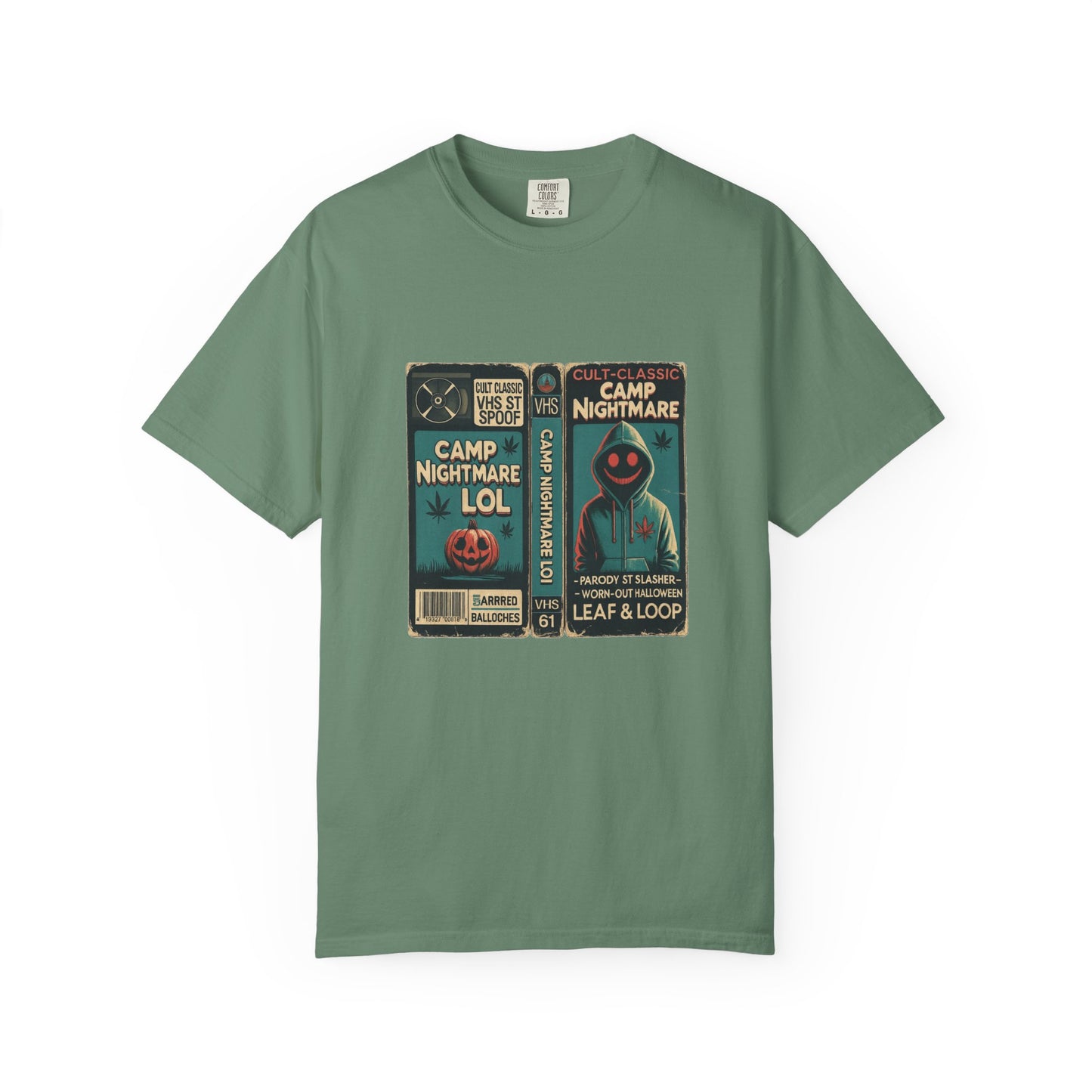 Retro 80s Cult Slasher Camp Nightmare VHS Horror T-Shirt