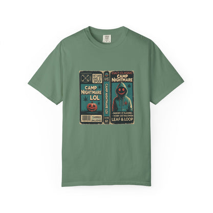 Retro 80s Cult Slasher Camp Nightmare VHS Horror T-Shirt