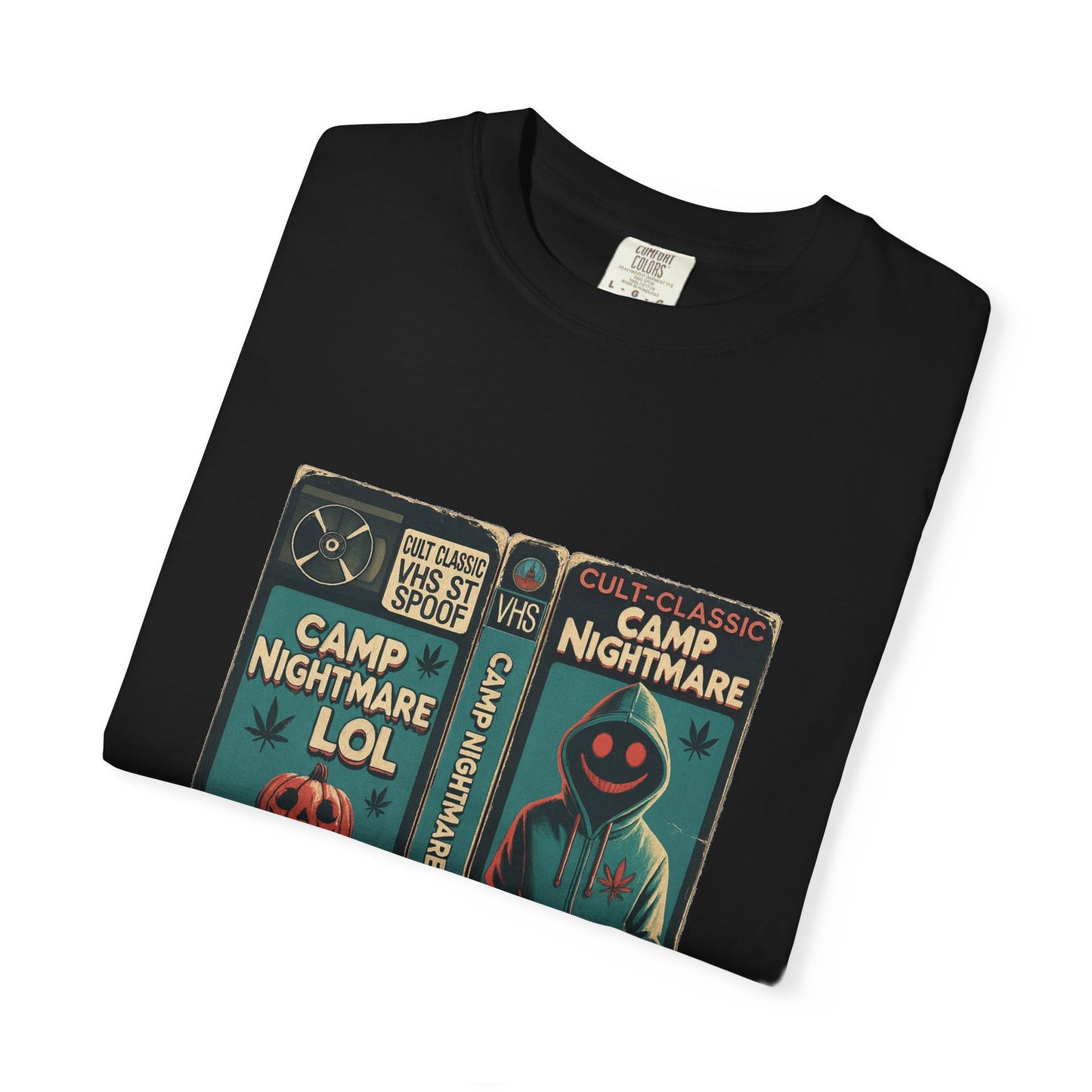 Retro 80s Cult Slasher Camp Nightmare VHS Horror T-Shirt