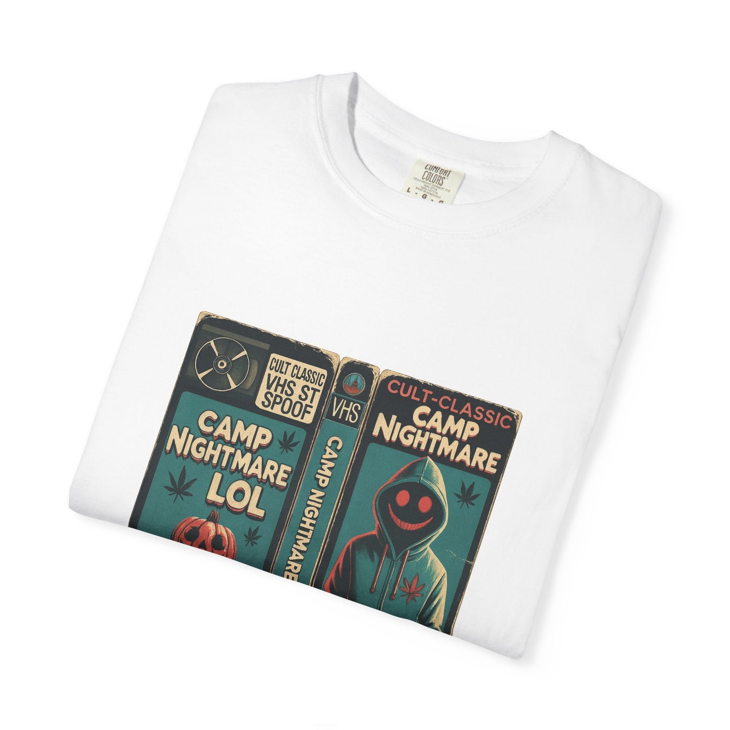 Retro 80s Cult Slasher Camp Nightmare VHS Horror T-Shirt