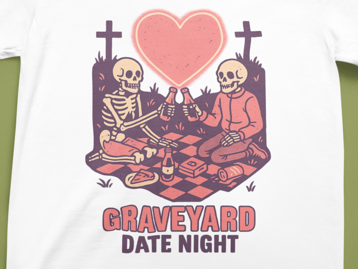Graveyard Date Night Graphic T-Shirt